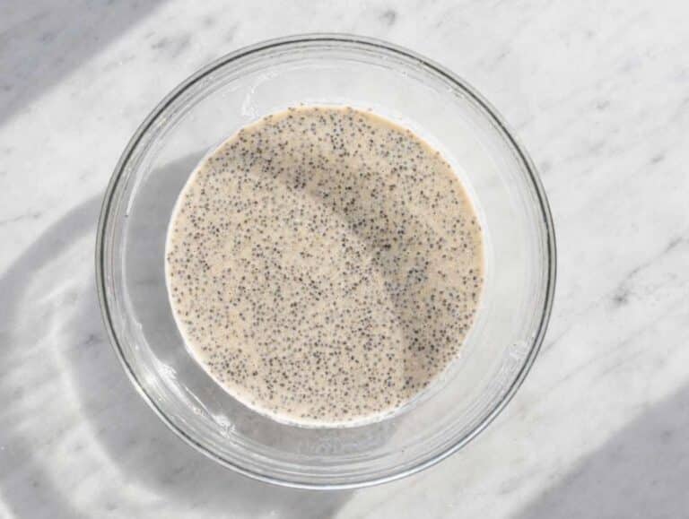 Step 3 Peanut butter chia pudding after chilling 4 hours in the fridge.