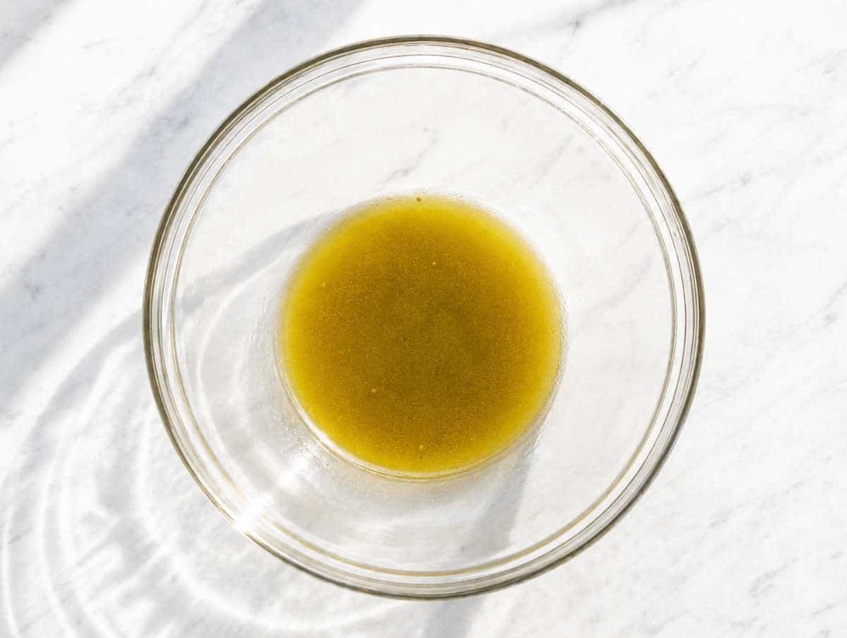 Step 1 Lime dressing whisked together with olive oil, honey, and cumin.