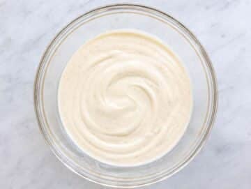 Step 2 Greek yogurt mixture stirred until smooth.