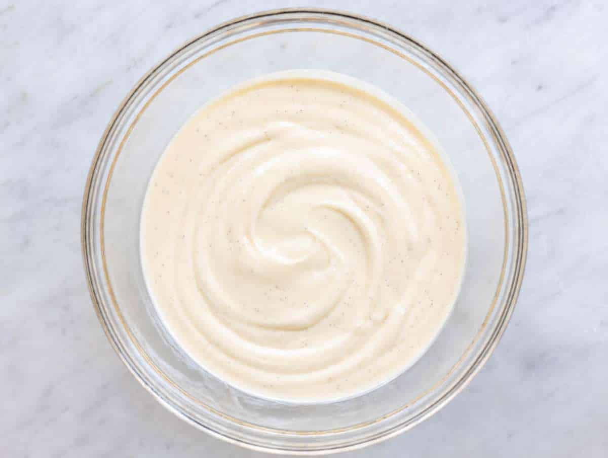 Step 2 Greek yogurt mixture stirred until smooth.