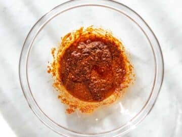 Step 1 Gyros-style marinade whisked together in a large bowl until smooth and creamy.