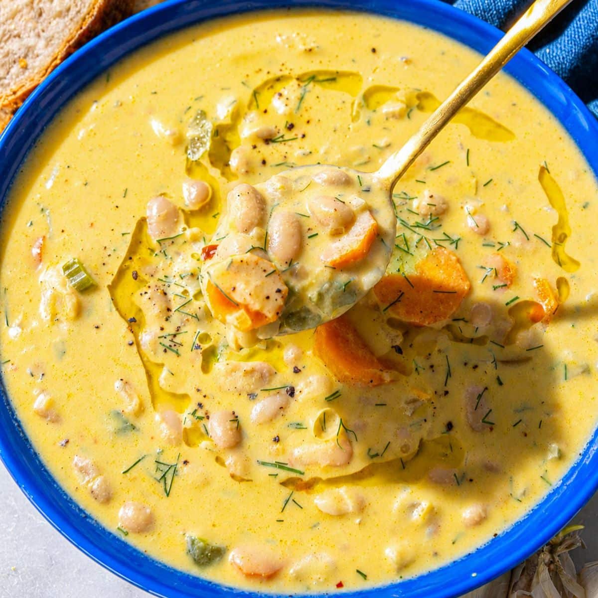 Lemon White Bean Soup (Greek-Style in 30 Minutes)-image