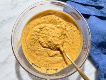 Step 3 Chilled pumpkin chia pudding stirred until thick, creamy, and ready to serve.