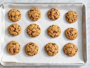 Step 3 Freshly baked cookies with golden edges and soft crinkled centers.